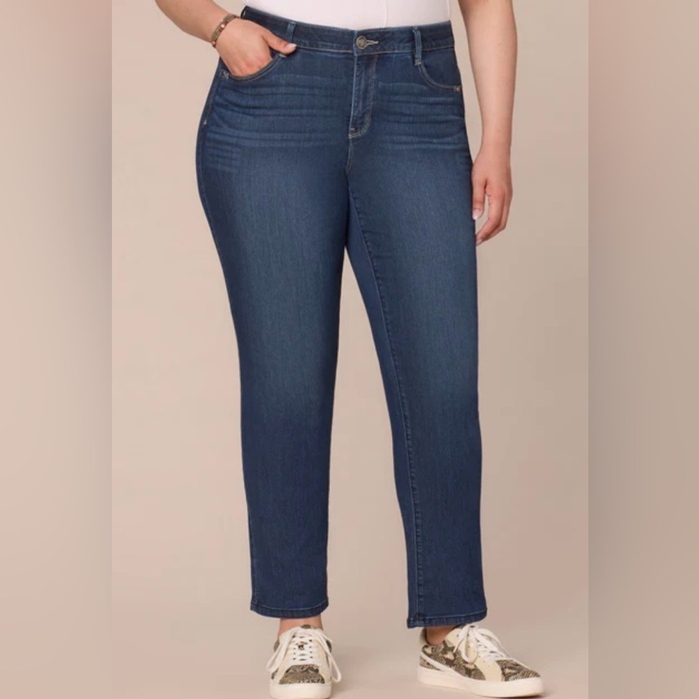 Democracy "Ab"solution jeans. blue size 10 (30x29)EUC